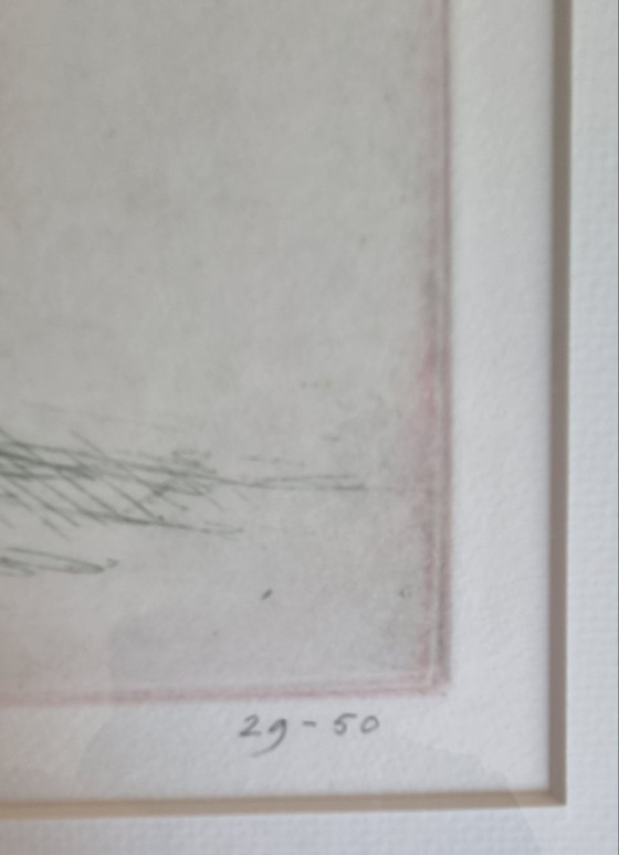 Geurt van Dijk "Job 38" Etching – Art, Glass, Paper (photo 4 of 6)