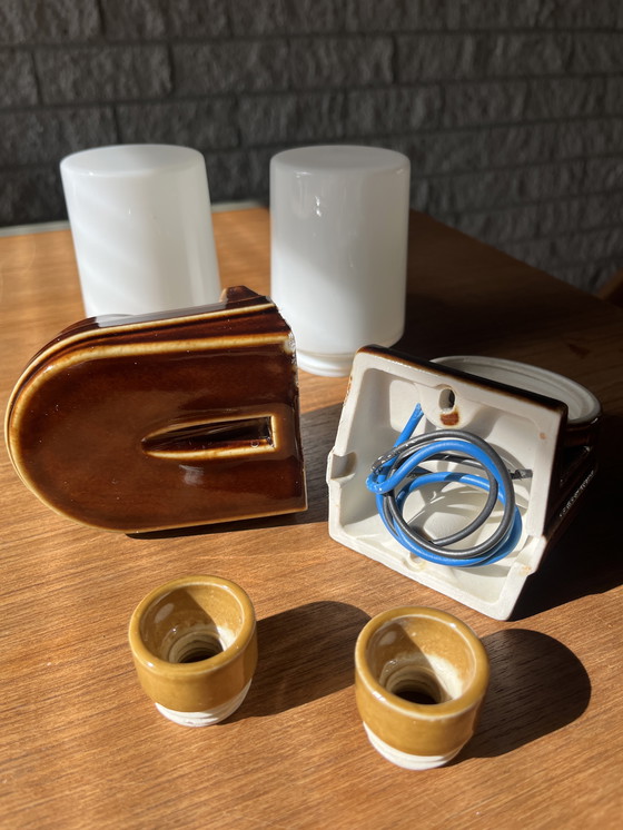 Image 1 of 2 appliques murales en céramique Sigvard Bernadotte