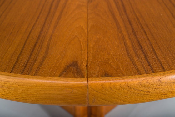 Image 1 of Vintage Round Teak Dining Table, 1960s