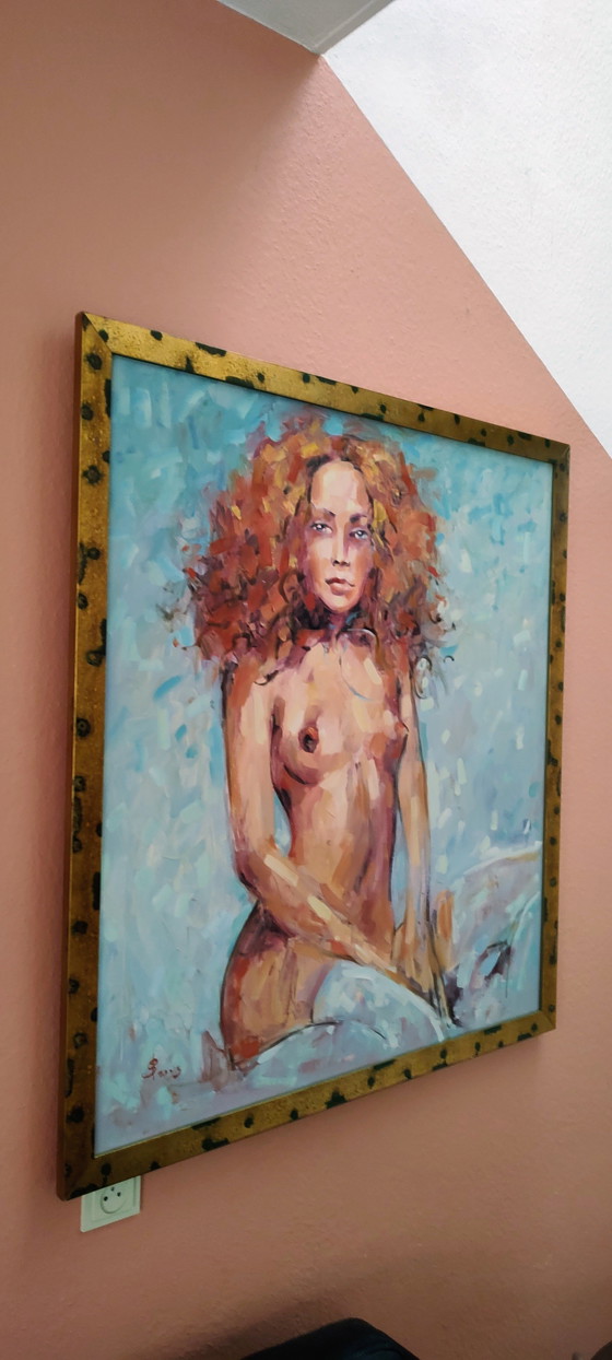 Image 1 of Modern naakt schilderij acry op canvas 2003