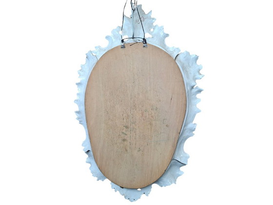 Image 1 of Magnificent Art Mirror in Polychrome Ceramic – Maria Pegoraro for Riccardo Capuzzo Bassano – 1950
