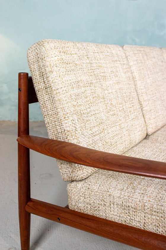 Image 1 of Canapé vintage en teck Grete Jalk France and Son, milieu du siècle