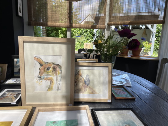 Image 1 of Aquarel “puppy”