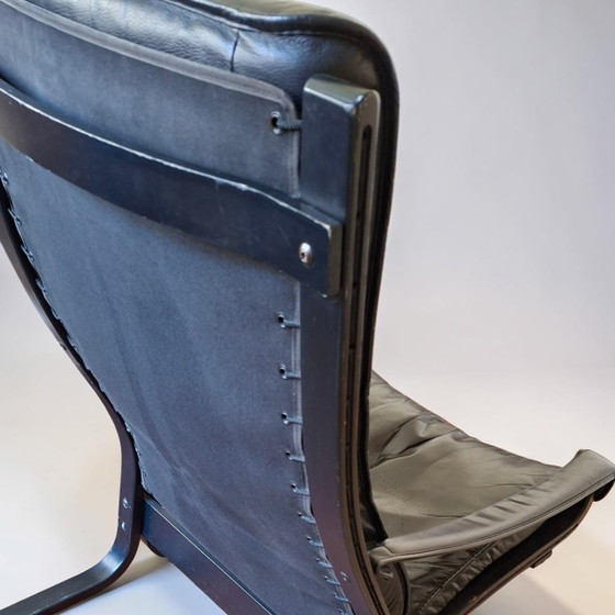 Ingmar Relling For Westnofa Siesta Chair – Chairs and lounge chairs, Leather, Wood (photo 6 of 6)