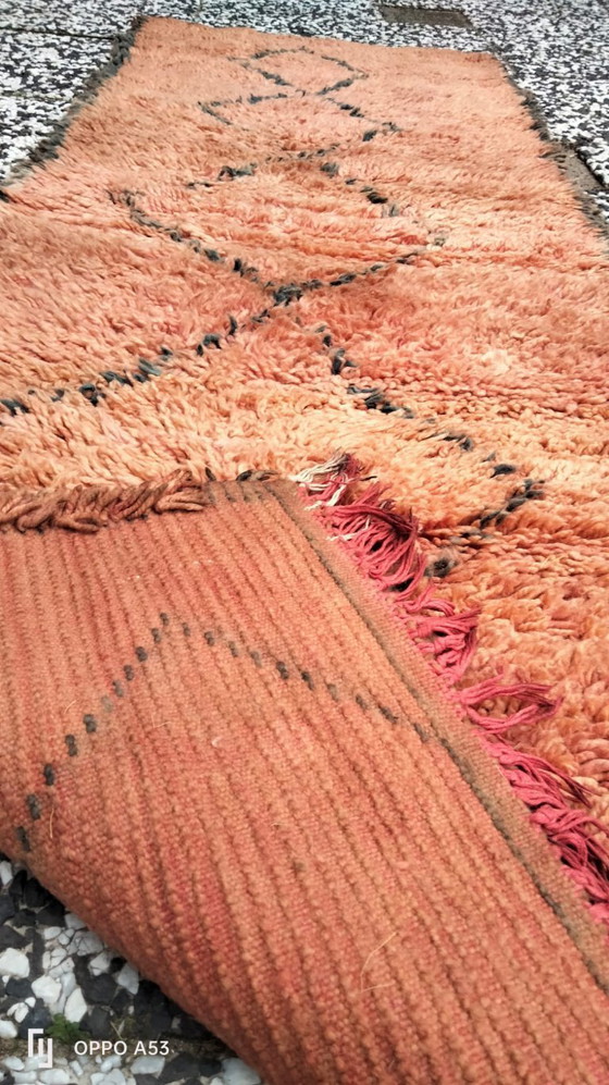 Image 1 of Handgeknoopt Berber kleed wol 183x63cm