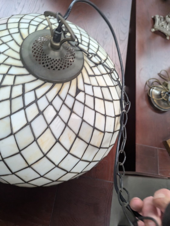 Image 1 of Tiffany Style Hanging Light