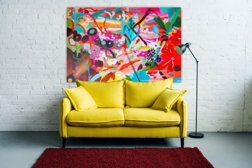 Acrylic Painting #Pleisto 150x100cm – schilderijen tekeningen, Canvas