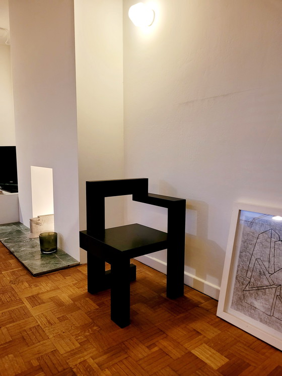Image 1 of Steltman Chair Gerrit T. Rietveld Numbered Edition with Certificate Rietveld by Rietveld
