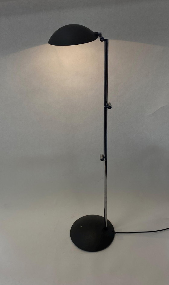 Image 1 of Lampada da tavolo ClassiCon ORBIS di Herbert H. Schultes in nero e cromo * Anni '90 * Classico del design * Vintage