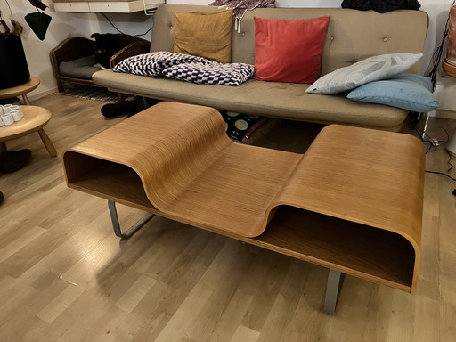 Tavolino da caffè vintage in compensato IKEA Lagfors