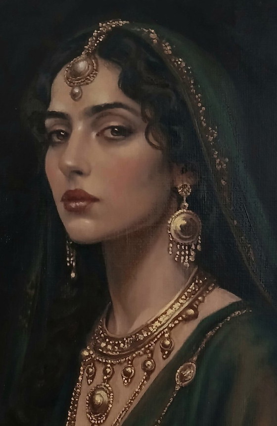 Image 1 of Vittorio Emanuele Serra oil painting – Harem