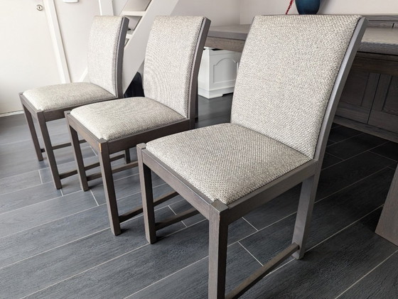 Image 1 of Set da pranzo (tavolo, 6 sedie, credenza, set di specchi)