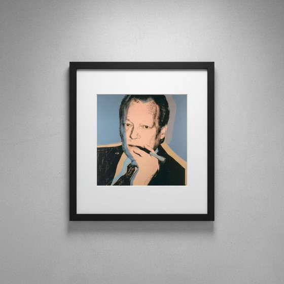 Image 1 of Warhol, Andy - Willy Brandt (rokend) - Kunstdruk - 70 x 70 cm
