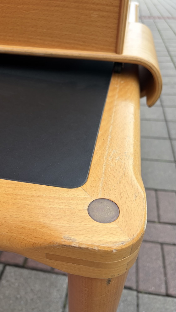 Image 1 of Stokke Scandinavisch vintage bureau met opzetkast