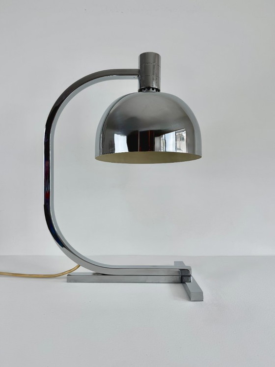 Image 1 of AM/AS lamp in chromed brass by Franco Albini, Italy, 1960