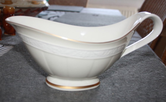 Image 1 of Villeroy & Boch Ivoire – Élégante saucière / plat de service – Neuf et jamais utilisé