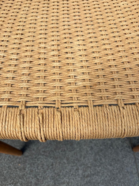 Image 1 of Juego de comedor danés de época - Atribuido a Niels Otto Møller - Seis sillas y una mesa