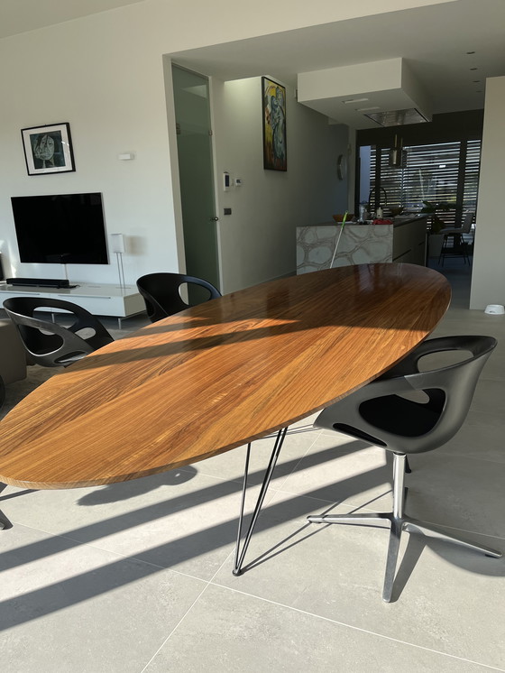 Image 1 of Ellipsoidal Dining Table For Sale