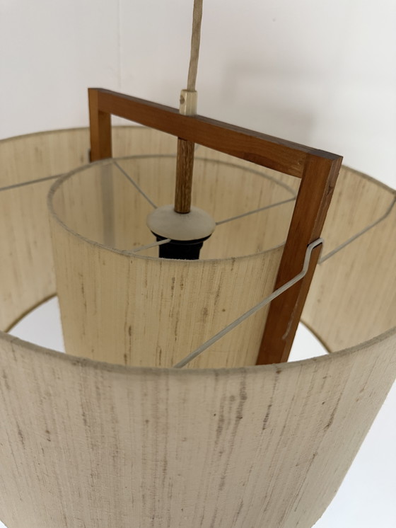 Image 1 of Lampada a sospensione vintage in teak anni '60