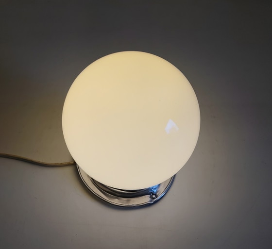 Opaline globe ceiling or wall light - mid. 20th century – Ceiling lights, Glass (photo 5 of 8)