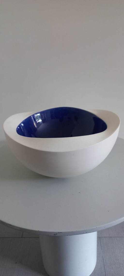 Olav Slingerland Flow Schale Large Kobaltblau Dutch Design Rob Popa
