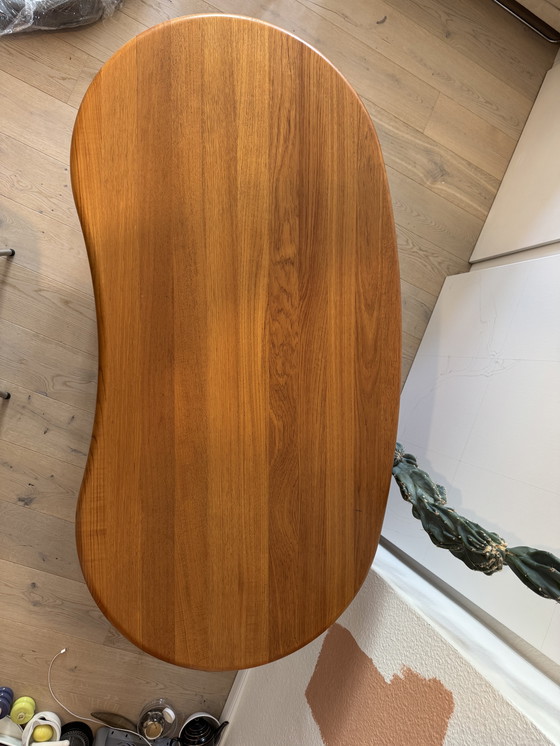 Image 1 of Kidney Shape Teak Desk Silkeborg, Danish Design
