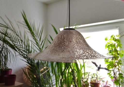 Lampada a sospensione in vetro di Murano