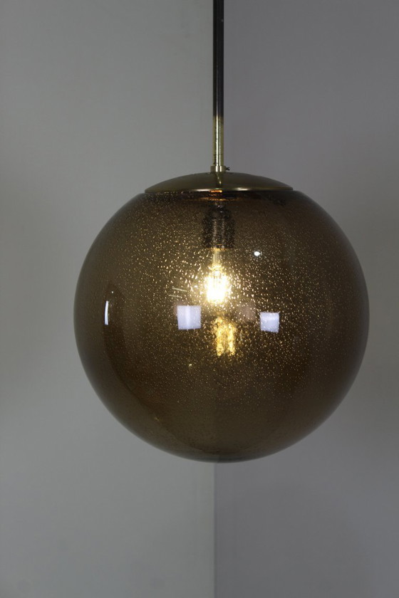 Image 1 of Vintage design rookglas bollamp XL