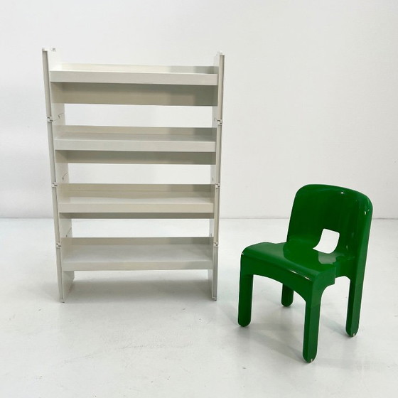 Image 1 of Witte modulaire Jeep-boekenkast van De Pas, D'Urbino en Lomazzi voor BBB, jaren 70.