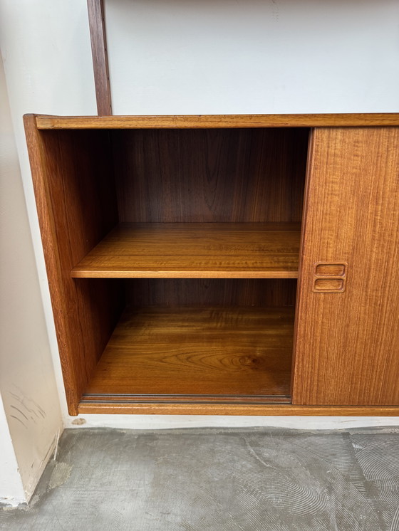 Image 1 of Sistema di pareti in teak danese: design scandinavo senza tempo