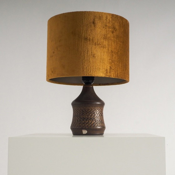 Swedish Ceramic Table Lamp by Henry Brandi for Vejbystrand – Velvet (photo 6 of 13)