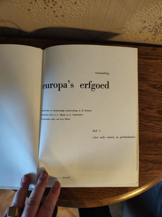 Set di 10 libri vintage Il Patrimonio d'Europa – N.V. Historia, Libri d'arte, Carta (photo 12 of 13)