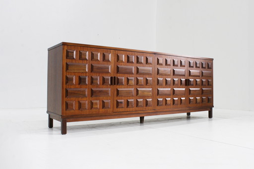 Vintage Brutalist Sideboard 1970s