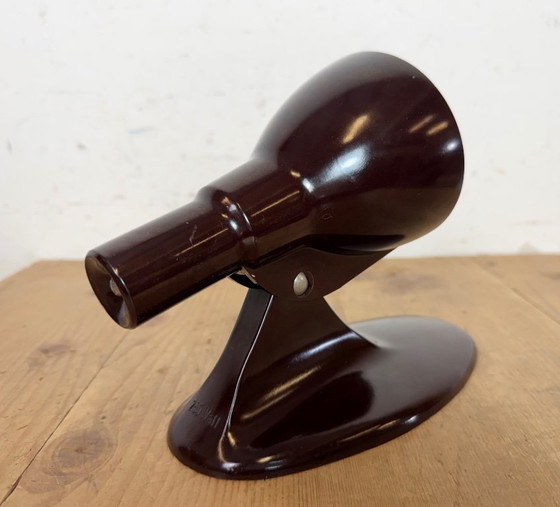 Image 1 of Applique vintage in bachelite marrone di metà secolo, anni '50