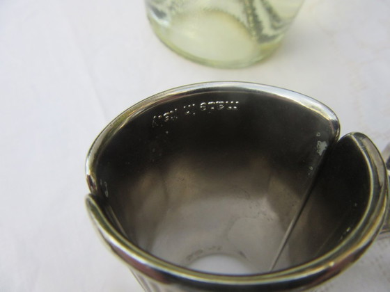 Portabottiglie E.P. Zinc, Made In Italy, Patent Pending, Vintage – Accessori da tavola, Metal (photo 5 of 14)