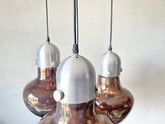 Vintage Nettetal Leuchten cascade lamp – Pendant lamps, Glass, Aluminium (photo 13 of 15)