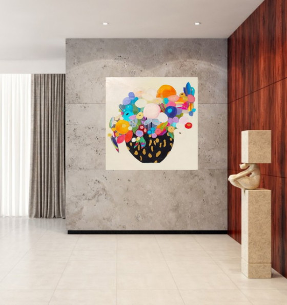 "No.11" 100x100cm – Joart, Objets d'art, Canvas (photo 5 of 15)