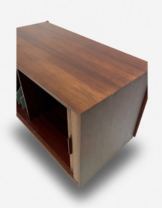 Image 1 of Palissanderhouten tambourkast van Kai Kristiansen voor Feldballes