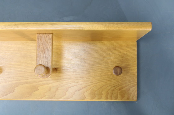 Image 1 of Raro appendiabiti da parete in legno di frassino Aksel Kjersgaard degli anni '70, Danimarca