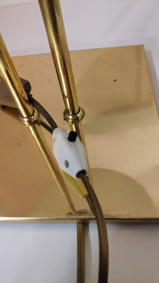 Image 1 of Mushroom Brass/Glass Jaren 70