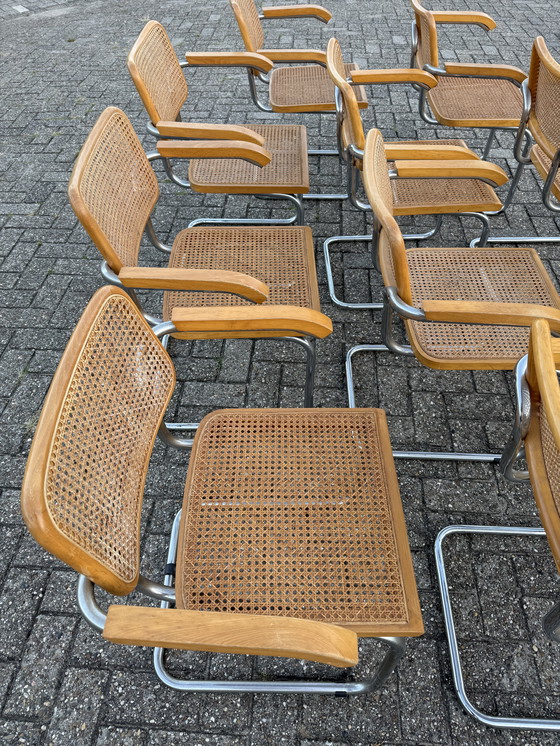 Image 1 of 10 sillas de cincha Marcel Breuer