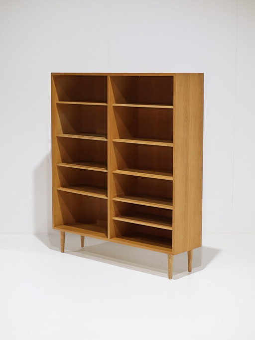 Børge Mogensen Öresund Bibliothèque Meuble LP Chêne Années 60