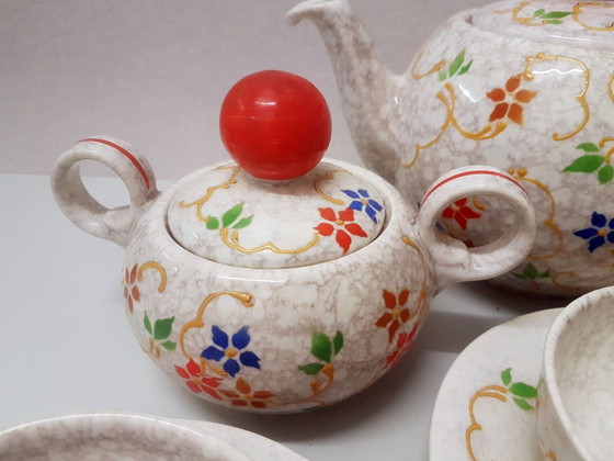 Image 1 of Rare Tea set / Ditmar Urbach Rare Art Deco / Germany