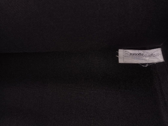 Image 1 of Zanotta Throw Away fauteuil in black textile 