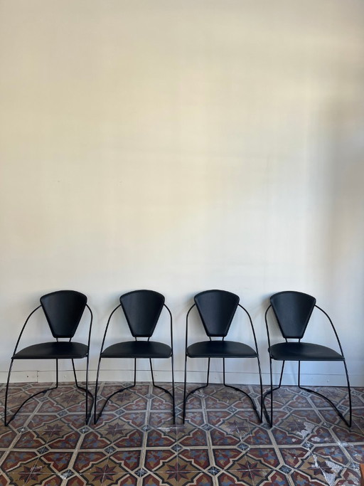 ‘Linda’ dining chairs – Arrben (Italy,’80s)