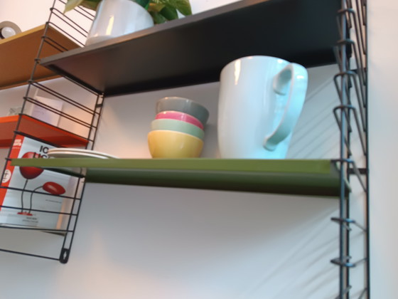 Image 1 of Étagère murale double vintage Tomado