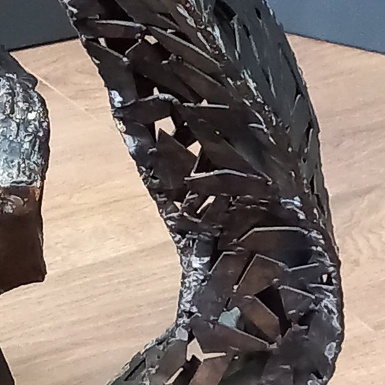 Image 1 of Sculpture en bronze vintage unique et spéciale