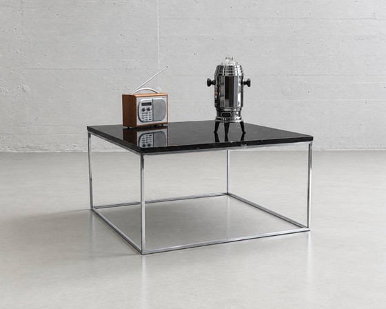 Tavolino da caffè TemaHome Gleam con piano in marmo nero e struttura cromata – Tavolini da caffè, Marble (photo 7 of 15)