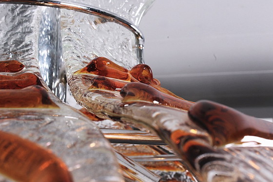 Image 1 of Big Carlo Nason chandelier for Mazzega in Murano glass