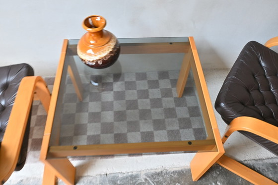 Image 1 of Set poltrona vintage/tavolino POEM Noboru Nakamura/Ikea